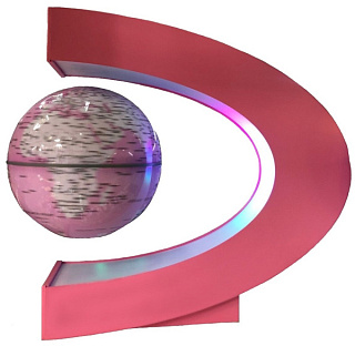 картинка Магнитный левитирующий глобус с подсветкой, цветной от интернет-магазина К1-СТРОЙ