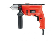 картинка Электронная ударная дрель, 550 Вт, 13 мм, HD555-RU BLACK&DECKER от интернет-магазина К1-СТРОЙ