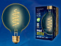 Лампа светодиодная Uniel Vintage LED-G95 E27 4W золотистая колба тёплый свет