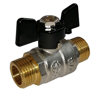 картинка Кран шаровый 1/2" ш/ш бабочка WaterMark от интернет-магазина К1-СТРОЙ