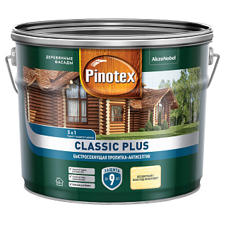 картинка Антисептик для дерева тиковое дерево 2,7л CLASSIC PLUS PINOTEX от интернет-магазина К1-СТРОЙ