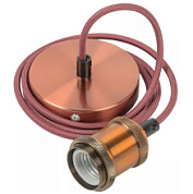 картинка Патрон для ламп со шнуром E27 1м бронза от интернет-магазина К1-СТРОЙ