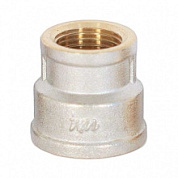 картинка Муфта переходная никелированная 1/2"х3/8"  WmS1/2*3/8F WaterMark от интернет-магазина К1-СТРОЙ