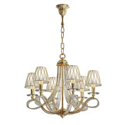 картинка 705062 (MD200003-6) Люстра подвесная RICCIO 6х40W E14 24K ЗОЛОТО (в комплекте) от интернет-магазина К1-СТРОЙ