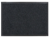 картинка Коврик влаговпитывающий черный, 60*90 см "РЕБРИСТЫЙ (1/10) 35-053 от интернет-магазина К1-СТРОЙ
