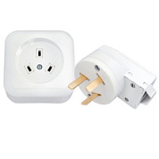 картинка Розетка и вилка для электроплиты большая белая 32А от интернет-магазина К1-СТРОЙ