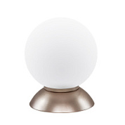 картинка Настольная лампа Lightstar GLOBO 1х40W E14, шампань/белый от интернет-магазина К1-СТРОЙ