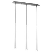 картинка 807036 (MD1220B-3WH) Подвес PUNTO 3х25W G9 ХРОМ/БЕЛЫЙ (в комплекте) от интернет-магазина К1-СТРОЙ