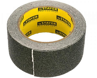 картинка Клейкая лента противоскользящая, 12270-50-05 50мм х 5м STAYER “Profi” от интернет-магазина К1-СТРОЙ