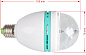 Лампа светодиодная Диско E27 3W RGB LB-800 Feron