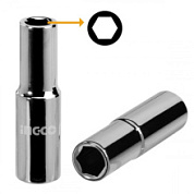 картинка Головка торцевая шестигранная удлиненная, 1/2" 12 мм HHAST12123L INDUSTRIAL INGCO от интернет-магазина К1-СТРОЙ