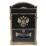 картинка Ящик почтовый №4011В "Герб" старая бронза АЛЛЮР от интернет-магазина К1-СТРОЙ