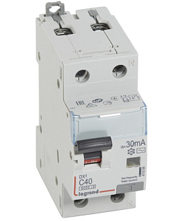 картинка Дифференциальный автомат АВДТ-DX3 C 40A 30mA AC Legrand от интернет-магазина К1-СТРОЙ