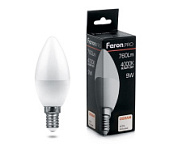 картинка Лампа светодиодная свеча LB-1309 9W E14 4000k Feron.PRO+OSRAM от интернет-магазина К1-СТРОЙ