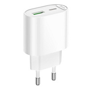 картинка Сетевое зарядное устройство USB-A, USB-C, 20W C109A Hoco от интернет-магазина К1-СТРОЙ