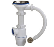 картинка Сифон бутылочный с круглым переливом, 3 1/2"х40 мм А-5007 ОРИО от интернет-магазина К1-СТРОЙ