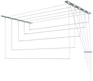 картинка Сушилка для белья 1.6 м 6615 ЛИАНА от интернет-магазина К1-СТРОЙ