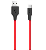 картинка USB Шнур 1м Silicone X21 iOS EC-154i  hoco/Earldom от интернет-магазина К1-СТРОЙ