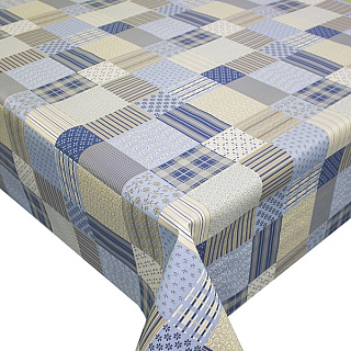 картинка Клеенка 140 см 445.4 Этюд синий, Future от интернет-магазина К1-СТРОЙ