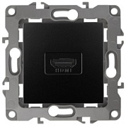 картинка Розетка HDMI, 12-3114-05 антрацит ЭРА от интернет-магазина К1-СТРОЙ
