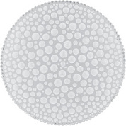 картинка Светодиодный управляемый светильник накладной AL3389 Dots тарелка 72W 3000К-6000K белый 41234 Feron от интернет-магазина К1-СТРОЙ