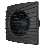 картинка Вентилятор осевой вытяжной с обратным клапаном черный матовый d100 4C SILENT Diciti  от интернет-магазина К1-СТРОЙ