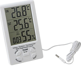 картинка Метеостанция/термометр/крупные цифры TA-298 от интернет-магазина К1-СТРОЙ