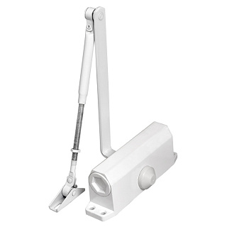 картинка Доводчик дверной SD-2050 WH 75-95 кг белый PUNTO от интернет-магазина К1-СТРОЙ