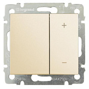 картинка Диммер кнопочный 40-600Вт слоновая кость 774174 Legrand Valena от интернет-магазина К1-СТРОЙ