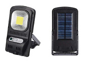 картинка Прожектор аккумуляторный с солнечной панелью с датчиком движения 30Вт 6500К IP65 JX118 от интернет-магазина К1-СТРОЙ