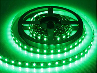 картинка Лента светодиодная 600SMD(3528)/m 9.6W/m 12V IP20 5m зеленый от интернет-магазина К1-СТРОЙ