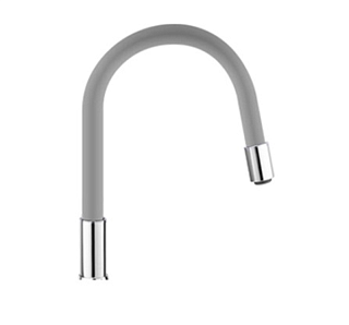 картинка Излив гибкий для мойки серый от интернет-магазина К1-СТРОЙ