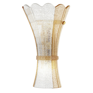 картинка 820629 (MB600018-2A) Бра ZUCCHE 2х40W G9 БЕЛЫЙ/ЯНТАРЬ (в комплекте) от интернет-магазина К1-СТРОЙ