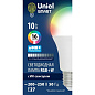 Лампа светодиодная с ИК сенсором LED-A60-10W-RGB-E27-REG PLS21WH Uniel