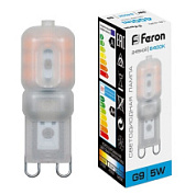 картинка Лампа светодиодная LB-430 G9 5W 230V 6400K 25638 Feron от интернет-магазина К1-СТРОЙ