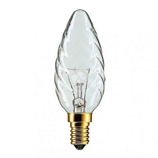 картинка Лампа накаливания свеча витая прозрачная 60Вт E14 GE General Electric от интернет-магазина К1-СТРОЙ
