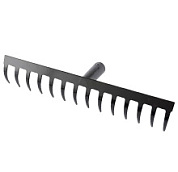 картинка Грабли стальные 360 мм, 14 прямых зубьев, без черенка 61747 Сибртех от интернет-магазина К1-СТРОЙ