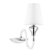 картинка 809616 (MB2070-1) Бра OTTO 1х40W E14 БЕЛЫЙ ткань (в комплекте) от интернет-магазина К1-СТРОЙ