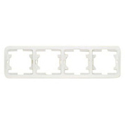 картинка Рамка 4 поста белая Makel Mimoza  от интернет-магазина К1-СТРОЙ