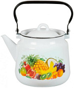 картинка Чайник стальной эмалированный 1с26с 3.5л СТАЛЬЭМАЛЬ от интернет-магазина К1-СТРОЙ