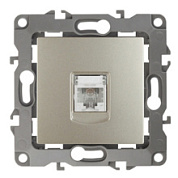 картинка Розетка телефонная RJ11, 12-3105-04 шампань ЭРА от интернет-магазина К1-СТРОЙ