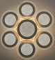 Управляемая светодиодная люстра FUNDO DOUBLE 120W хром Estares