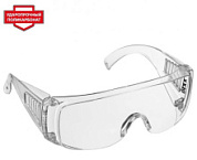 картинка Очки защитные открытого типа прозрачные с боковой вентиляцией, поликарбонатная монолинза, 11050 DEXX от интернет-магазина К1-СТРОЙ