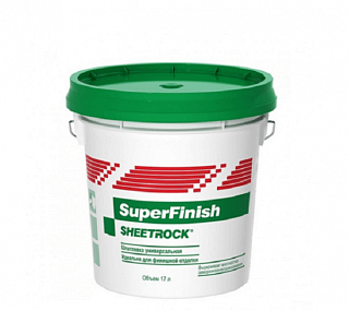 картинка Шпатлевка универсальная зеленая крышка 17л/28кг DANOGIPS SUPERFINISH от интернет-магазина К1-СТРОЙ