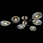 Светильник потолочный IL0285-6CSQ-79 BK AB ILLUMICO