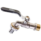 картинка Кран шаровый с носиком 1/2" Wm125-1/2 WaterMark от интернет-магазина К1-СТРОЙ