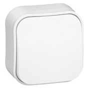 картинка Переключатель проходной одноклавишный 10A, Белый. Legrand Quteo от интернет-магазина К1-СТРОЙ