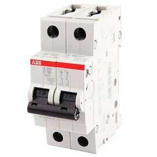 картинка Автоматический выключатель 2P 40А (С) 6kA S202 ABB от интернет-магазина К1-СТРОЙ