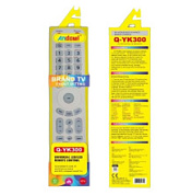 картинка Пульт TV универсальный Q-YK300 белый Andowl от интернет-магазина К1-СТРОЙ