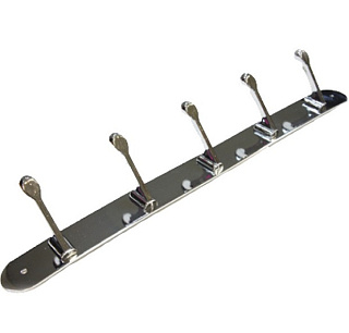 картинка Вешалка 6-х местная для ванной хром от интернет-магазина К1-СТРОЙ